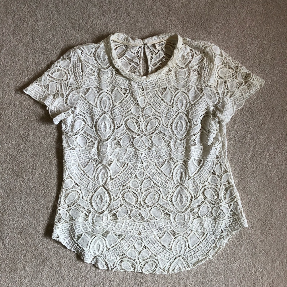 L’agence White Lace Top